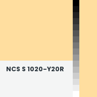 Color chip: NCS S 1020-Y20R