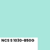 Color chip: NCS S 1030-B50G