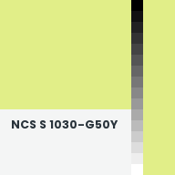 Color chip: NCS S 1030-G50Y