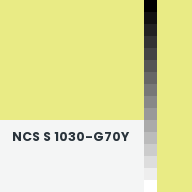 Color chip: NCS S 1030-G70Y