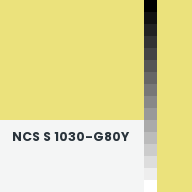 Color chip: NCS S 1030-G80Y
