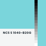 Color chip: NCS S 1040-B20G