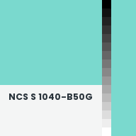Color chip: NCS S 1040-B50G