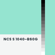 Color chip: NCS S 1040-B60G