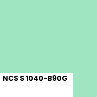 Color chip: NCS S 1040-B90G