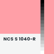Color chip: NCS S 1040-R
