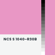 Color chip: NCS S 1040-R30B