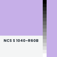 Color chip: NCS S 1040-R60B