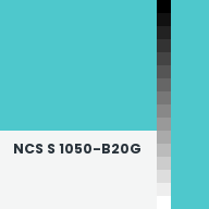 Color chip: NCS S 1050-B20G