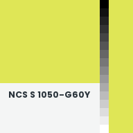 Color chip: NCS S 1050-G60Y