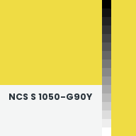 Color chip: NCS S 1050-G90Y