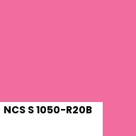 Color chip: NCS S 1050-R20B