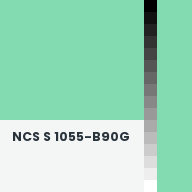 Color chip: NCS S 1055-B90G