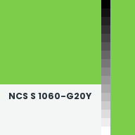 Color chip: NCS S 1060-G20Y