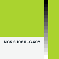 Color chip: NCS S 1060-G40Y