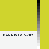 Color chip: NCS S 1060-G70Y