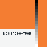 Color chip: NCS S 1060-Y50R