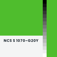 Color chip: NCS S 1070-G20Y