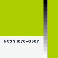 Color chip: NCS S 1070-G50Y