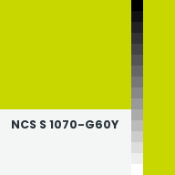 Color chip: NCS S 1070-G60Y