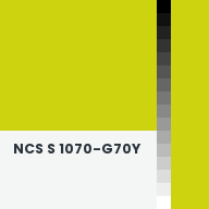 Color chip: NCS S 1070-G70Y