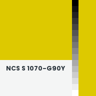 Color chip: NCS S 1070-G90Y