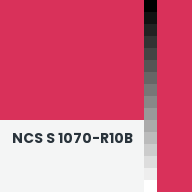 Color chip: NCS S 1070-R10B