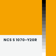 Color chip: NCS S 1070-Y20R