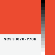 Color chip: NCS S 1070-Y70R