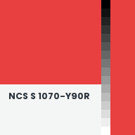 Color chip: NCS S 1070-Y90R