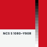 Color chip: NCS S 1080-Y90R