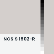 Color chip: NCS S 1502-R