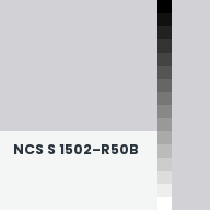 Color chip: NCS S 1502-R50B