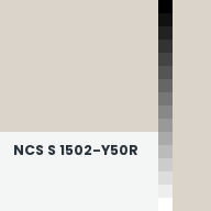 Color chip: NCS S 1502-Y50R