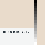 Color chip: NCS S 1505-Y50R
