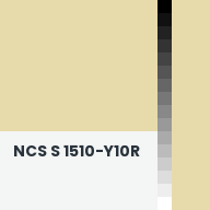 Color chip: NCS S 1510-Y10R