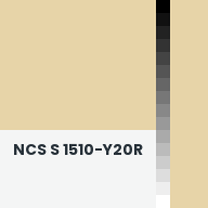 Color chip: NCS S 1510-Y20R