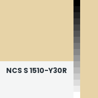 Color chip: NCS S 1510-Y30R