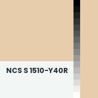 Color chip: NCS S 1510-Y40R