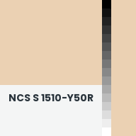 Color chip: NCS S 1510-Y50R