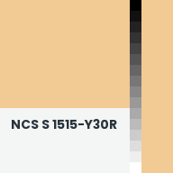 Color chip: NCS S 1515-Y30R