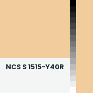 Color chip: NCS S 1515-Y40R