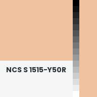 Color chip: NCS S 1515-Y50R