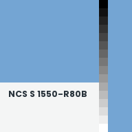 Color chip: NCS S 1550-R80B