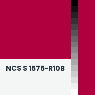 Color chip: NCS S 1575-R10B