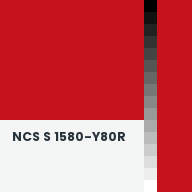 Color chip: NCS S 1580-Y80R