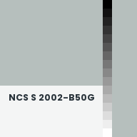 Color chip: NCS S 2002-B50G