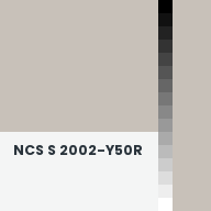 Color chip: NCS S 2002-Y50R