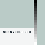 Color chip: NCS S 2005-B50G