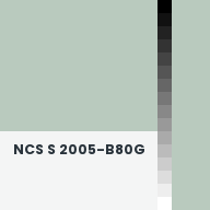 Color chip: NCS S 2005-B80G